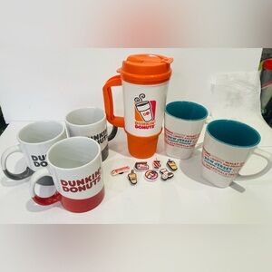 Dunkin Mugs, Travel Cup and Jibbitz Collection